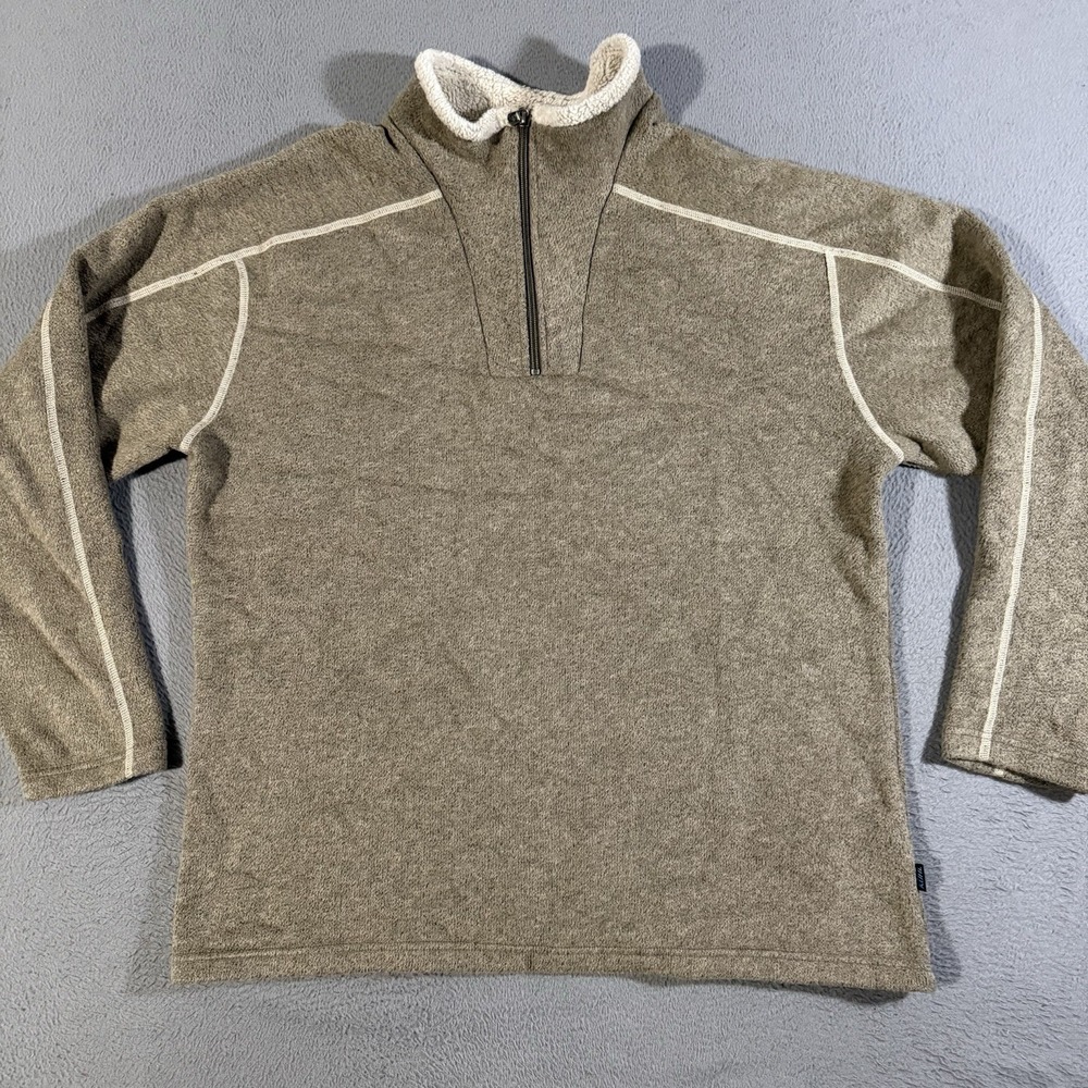 Kuhl Quarter Zip Fleece Mens XX-Large Alfpaca Pullover Sweater  Sherpa Collar‎